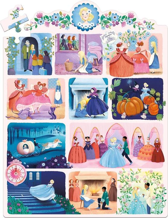 Actual product image Djeco Story puzzle Cinderella 54 pieces (54 pieces)