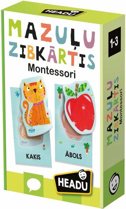Immagine prodotto Headup Games HEADU Montessori Baby Flashcards (in lingua lettone) (Italiano)