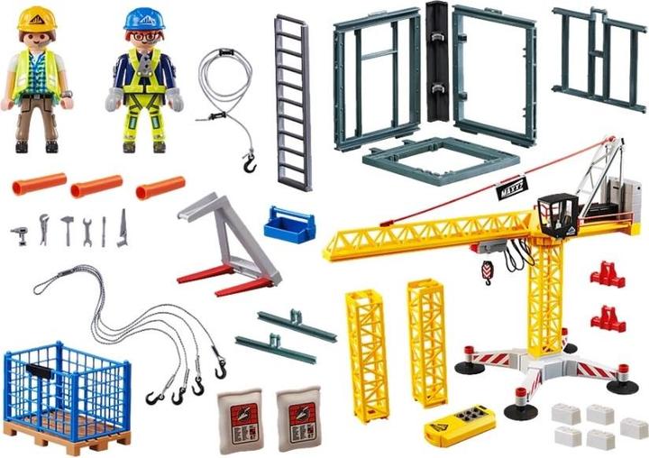 Actual product image Playmobil RC construction crane with component (70441, Playmobil City Action)