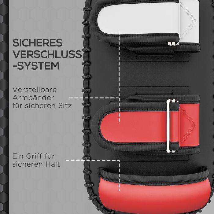 Produktbild Swisshandel24 Pratzen Kickboxen Kickpolster für Muay Thai Boxpratzen Trainerpratzen Schlagpolster für Coaching, Tr (38 cm, 0.40 kg)