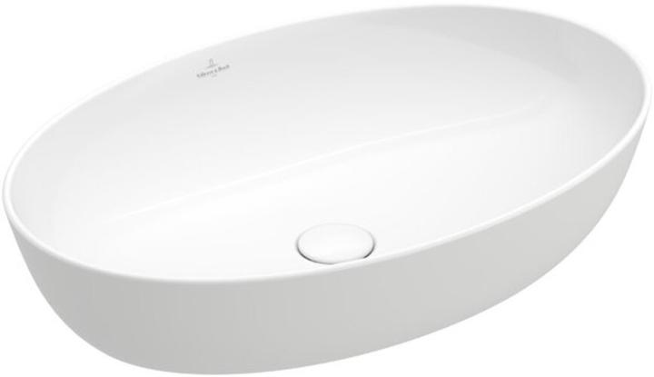Immagine prodotto Villeroy & Boch Lavabo da appoggio Artis 61 cm ovale bianco/nero carbone 419861BCT8 (410 mm, 610 mm)