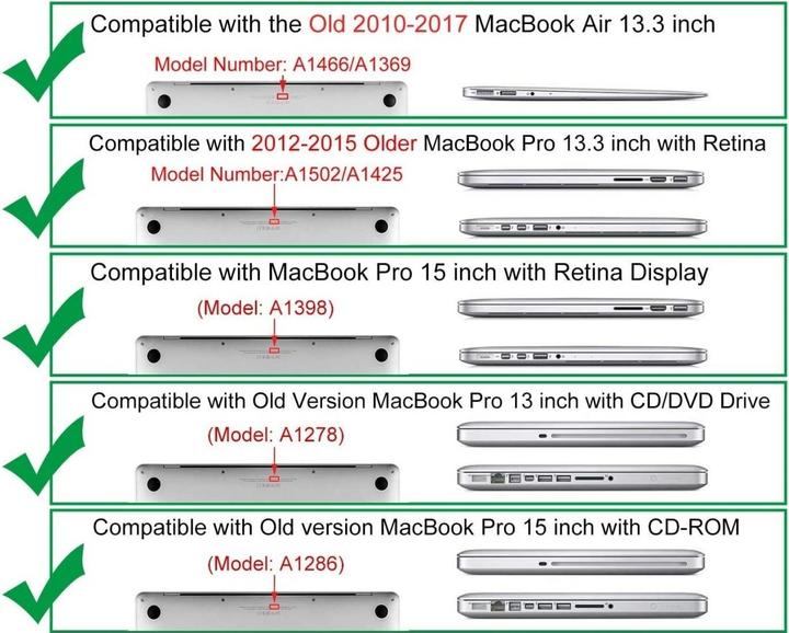 Image du produit Screenguard Protège-clavier pour Apple MacBook Air 13" (2010-2017), Pro 13" 15" (2008-2015) format ISO