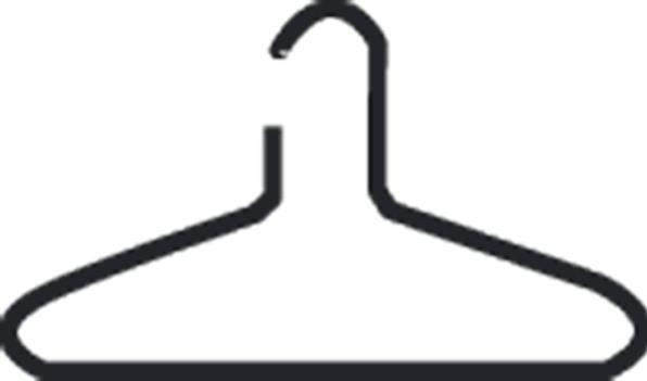 Actual product image Kerkmann Hanger Coat hanger black (1 x)