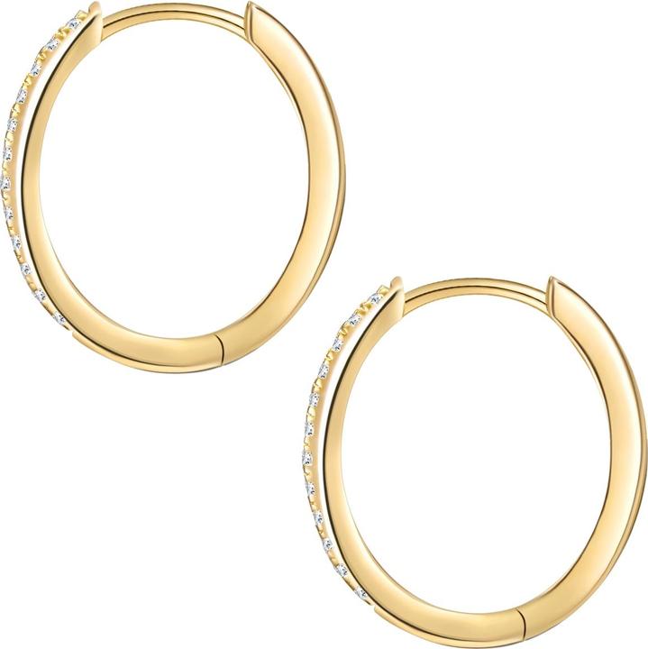 Immagine prodotto Glanzstücke München Donna Argento Sterling Cubic Zirconia Oro Giallo - 31992 (Argento)