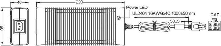 Actual product image MeanWell Table power supply fixed voltage (280 W)