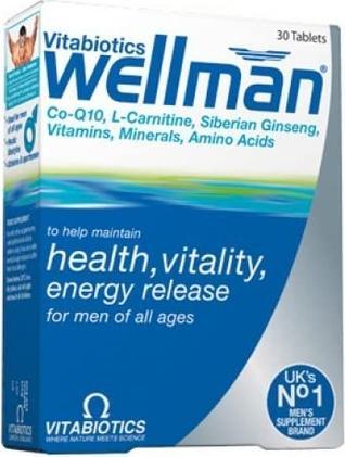 Productafbeelding Vitabiotics Wellman Vitamin Tablets