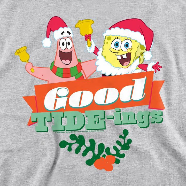 Produktbild Spongebob Squarepants Good Tideings Sweatshirt weihnachtliches Design (M)