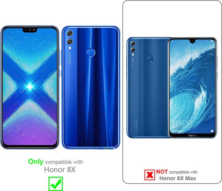 Produktbild Cadorabo Flower Book Cover (Honor 8X)
