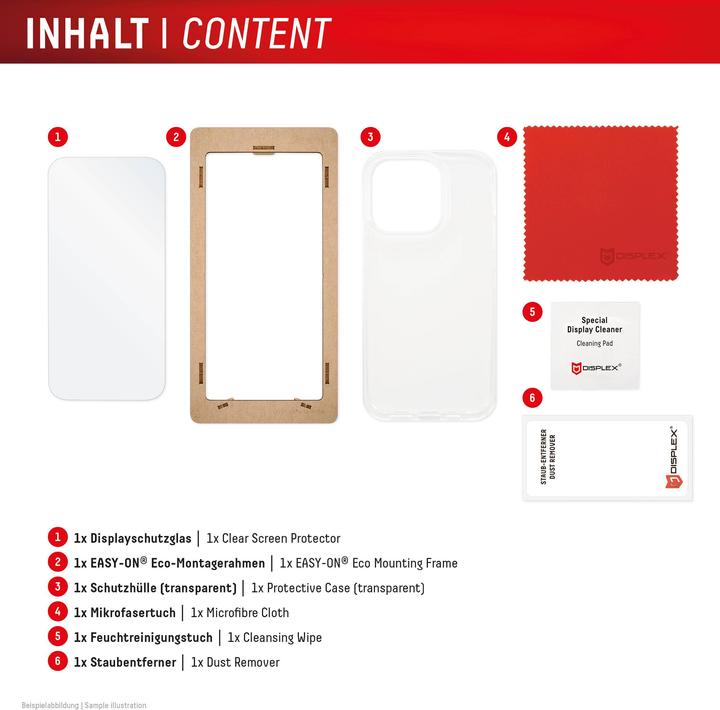 Produktbild Displex Real Glass, 2D Panzerglas + Handyhülle (1 Stück, Samsung Galaxy S25 Ultra)
