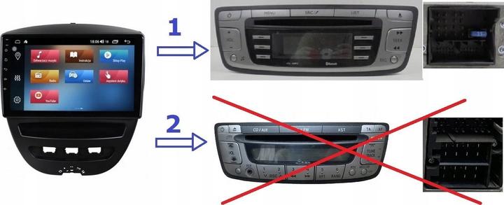 Produktbild No Name RADIO GPS NAVIGATION CITROEN C1 2005-2014 ANDROID (9")