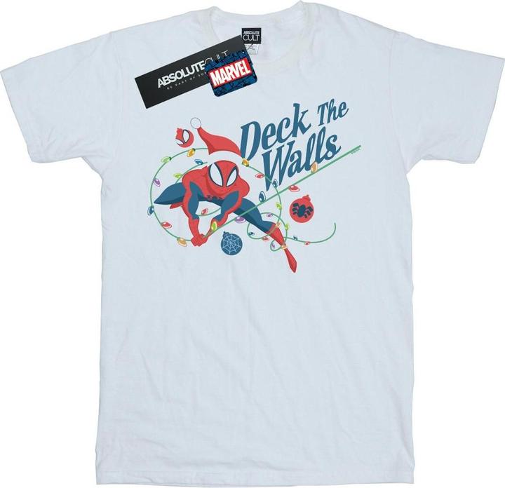 Image du produit - T-shirt SPIDER-MAN DECK THE WALLS - Garçon (140, 146)