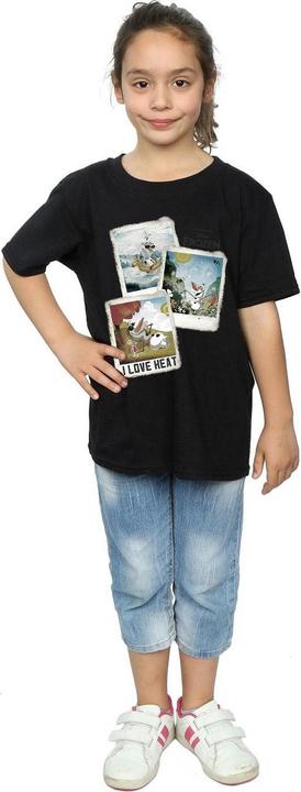 Immagine prodotto Disney Frozen T-shirt en coton Olaf Polaroid pour filles (140, 146)