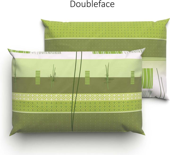 Immagine prodotto Lotus Bettwaren Biancheria da letto in jersey verde Amalfi (Copricuscino, 65 x 100 cm)