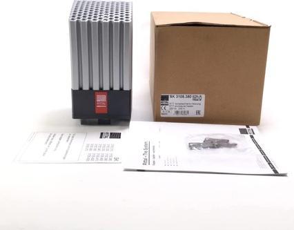 Actual product image Rittal 3105.380. Type: PTC heater, Product colour: Grey, Number of products included: 1 piece(s). Number