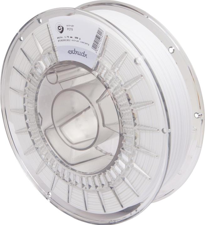 Immagine prodotto Extrudr Filamento PCTG Bianco 1,75mm 800g (PCTG, 1.75 mm, 800 g, Bianco)