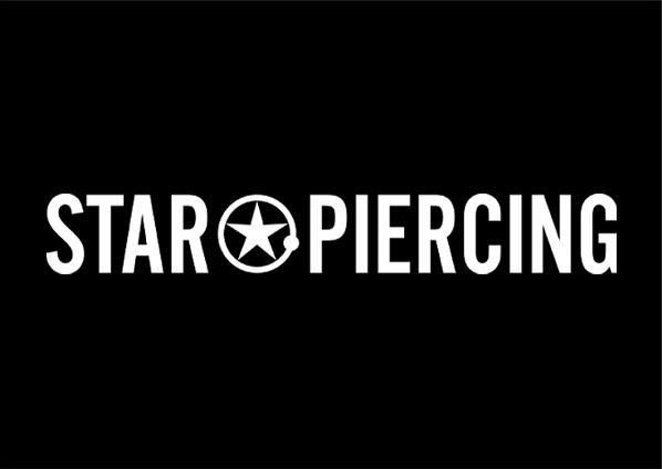 Immagine prodotto Star Piercing Aufkleber quer 50x75 mm (Outdoor) (Materiale sintetico)