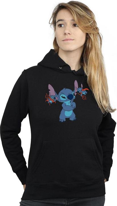 Immagine prodotto Disney Lilo And Stitch Little Devils Felpa con Cappuccio Donna (XL)