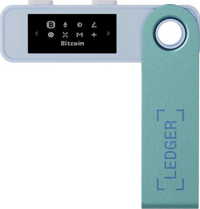 Produktbild Ledger Nano S Plus - Pastel Green (Ripple, Bitcoin, Litecoin, Cardano, TRON, Bitcoin Cash, Ethereum Classic, Ether, Stellar, Monero, Dogecoin)