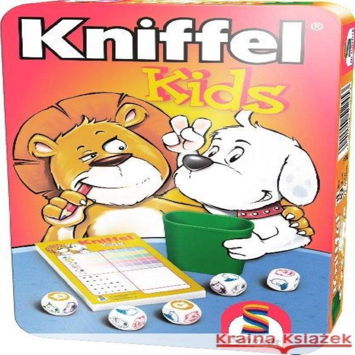 Produktbild Schmidt Spiele Kniffel Kids Metalldose (Deutsch, Französisch, Italienisch)