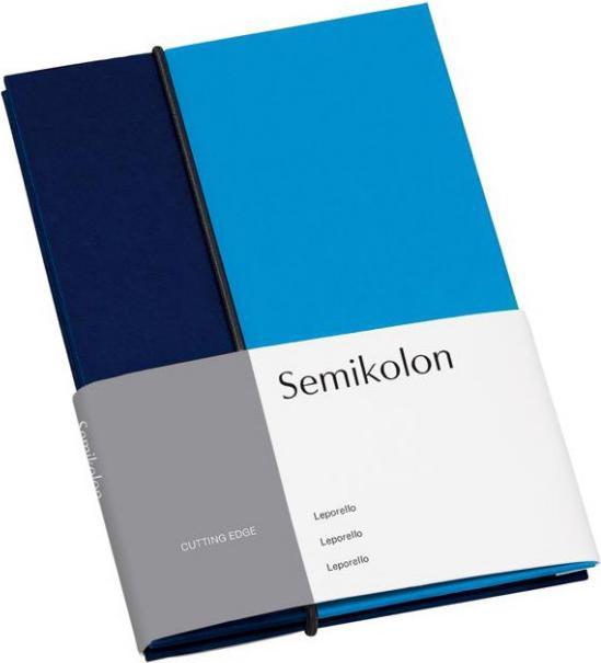 Produktbild Semikolon Leporello marine aqua (12 x 18 cm)