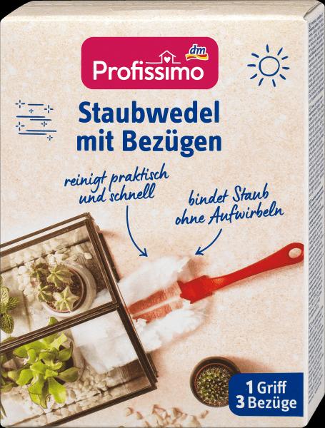 Image du produit dm Profissimo Plumeau avec housses, set : 1 poignée + 3 housses (3 pcs)
