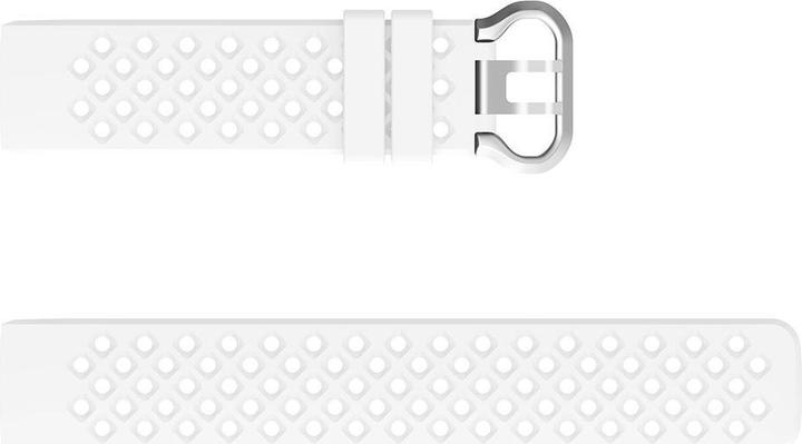 Actual product image Cover-Discount Fitbit Charge - silicone sports bracelet perforated white (Silicone, Charge 3, Charge 4)