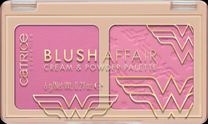 Catrice Wonder Woman Blush Affair Cream & Powder Palette (#FD778F, #FF9AA8, Highlighter)