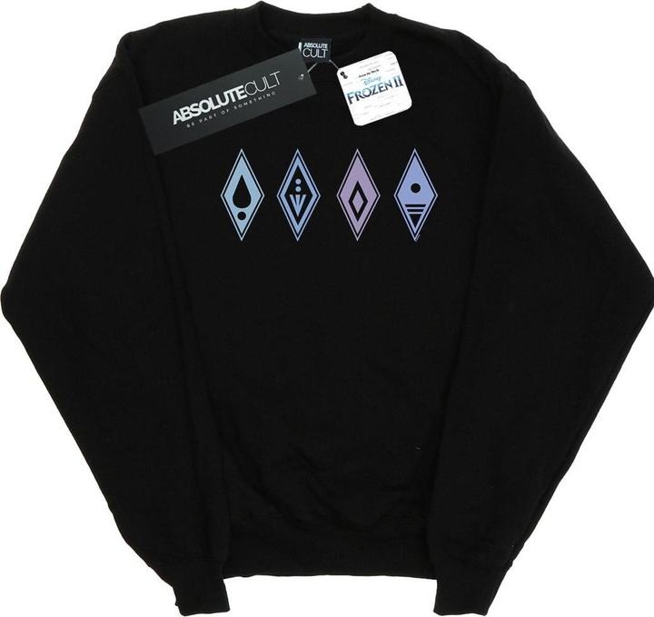 Image du produit Disney - Sweat FROZEN ELEMENTS SYMBOLS - Garçon (140, 146)
