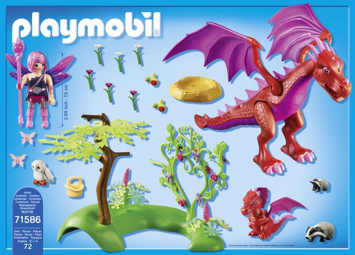 Produktbild Playmobil Drachenmama mit Baby (71586)