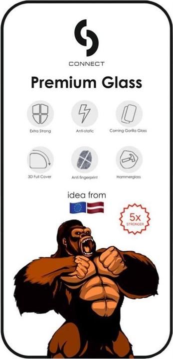 Actual product image Connect iPhone 14 / 13 / 13 Pro 3D Corning Gorilla Glass 5X stong (1 Piece, Apple iPhone 14, Apple iPhone 13)