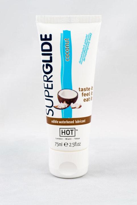 Immagine prodotto HOT Superglide lubrificante commestibile a base di acqua di cocco 75 ml (75 ml)