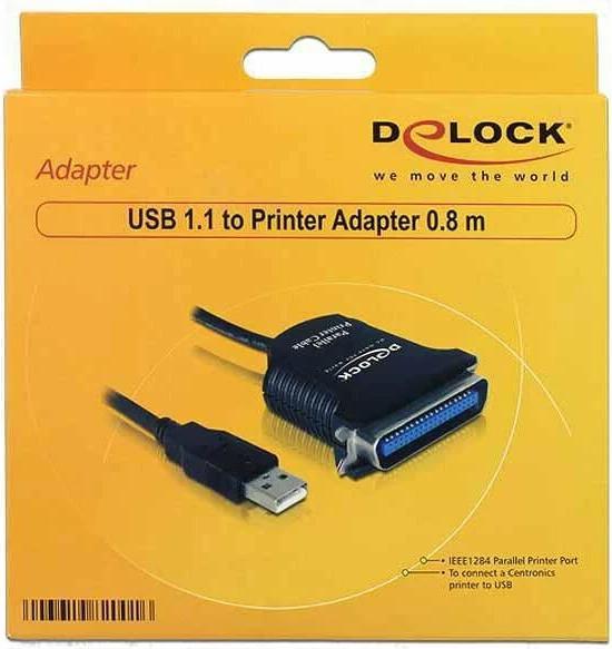 Actual product image Delock Interface cable USB to Cen36 (1.80 m, Parallel (printer))