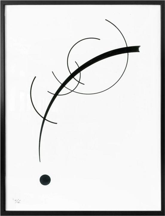 Image du produit Trenddeko Kandinsky - De la courbe à la pointe (40 x 50 cm)