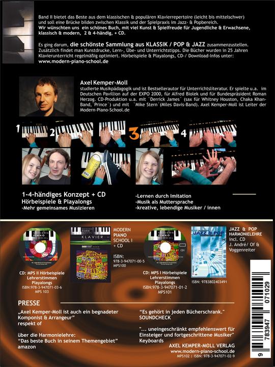Produktbild Modern Piano School 2 / Klavierschule (Deutsch, Lenka Duranova, Gisela Dittrich, Axel Kemper-Moll, 2017)