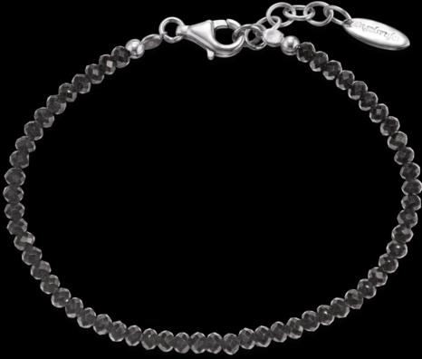 Actual product image Engelsrufer Bracelet Black Spinel (18 cm, Stone)