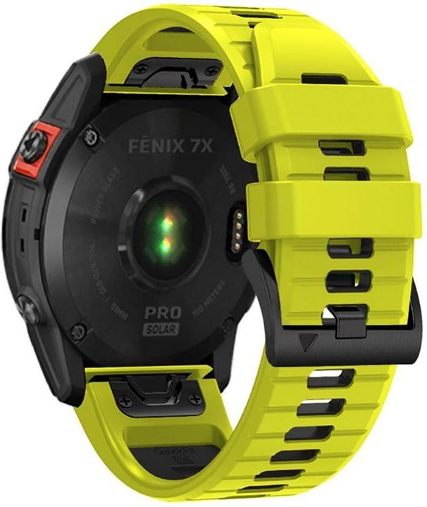 Image du produit Tech-Protect IconBand Pro Strap pour Garmin Fenix 3 / 5X / 3HR / 5X Plus / 6X / 6X Pro / 7X - Lime (TPU)