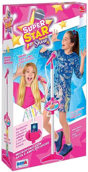 Immagine prodotto Rs Toys Super Star Show - Microfono con Asta e Amplificatore