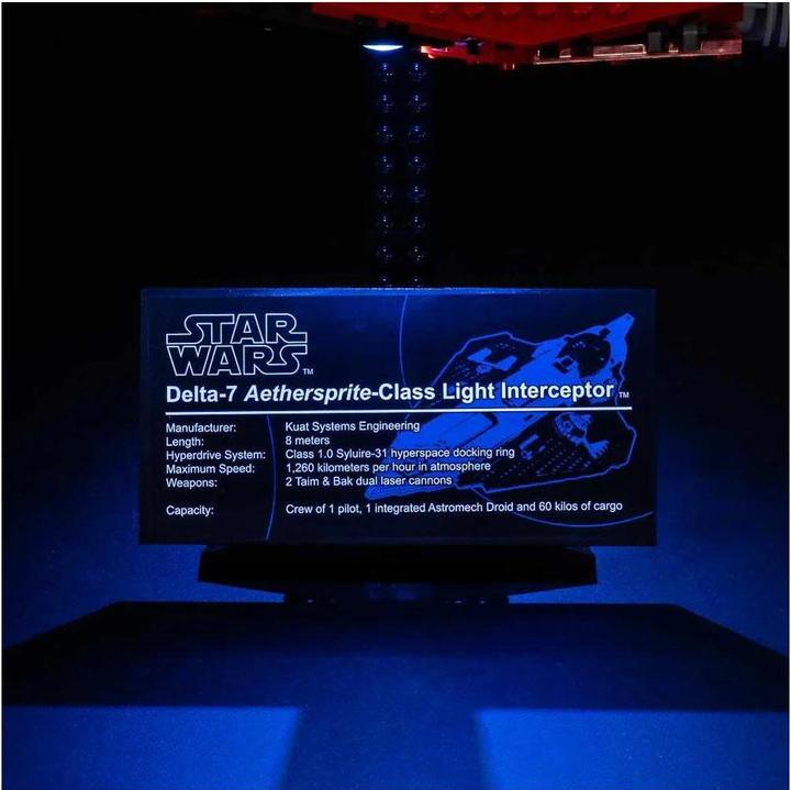 Produktbild Light my bricks LED Licht Set für LEGO® 10215 Star Wars - Obi-Wan Kenobis Jedi Starfighter