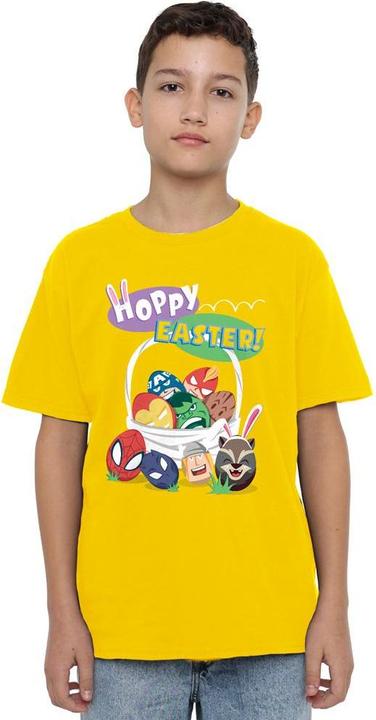 Actual product image Childrens/Kids Hoppy Eggs Easter T-Shirt (128)
