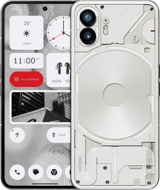 Nothing Phone (2) (512 GB, White, 6.70", Dual SIM, 50 Mpx, 5G)