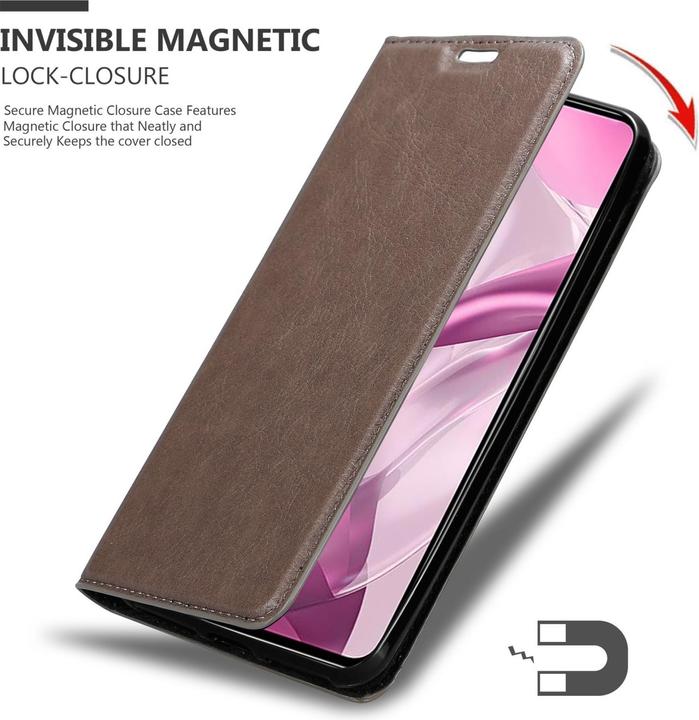 Produktbild Cadorabo Book Invis. Magnet Hülle (Xiaomi Mi 11 Lite, Xiaomi Mi 11 Lite 5G, Xiaomi Mi 11 Lite 5G NE)