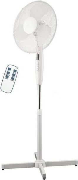 Actual product image Elit Fan with Remote FR-16W 16 Inch (40cm) Stand Fan, Timer 7.5 hours, 3 Fan speed, 3 Wind mode White EU