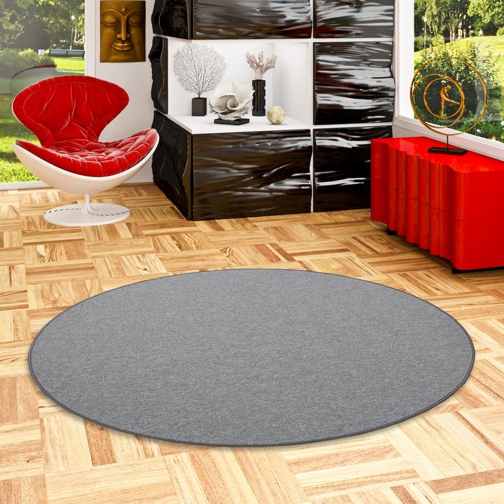 Produktbild Snapstyle Feinschlingen Velour Teppich Strong (Ø 100 cm)