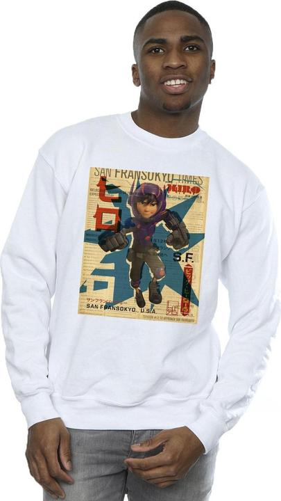 Produktbild Disney Big Hero 6 Baymax Hiro Newspaper Sweatshirt (S)