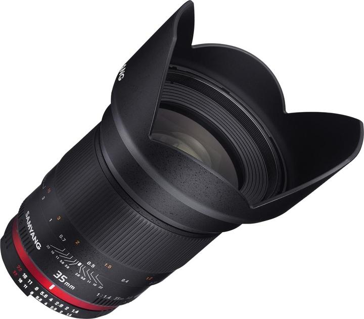 Actual product image Samyang 35mm f/1.4 Canon EF AE (Canon EF, Canon EF-S, APS-C / DX, full size)