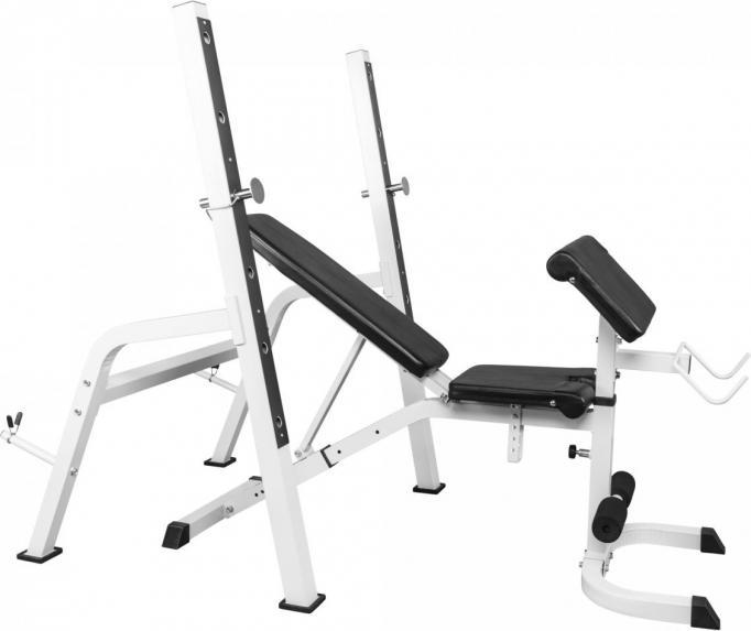 Produktbild Gorilla Sports Hantelbank mit separater Ablage