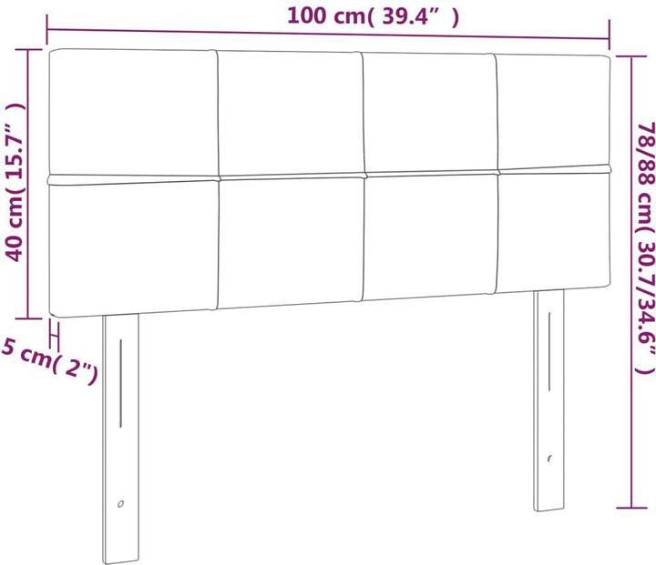 Image du produit VidaXL Adaline (100 x 5 x 88 cm)