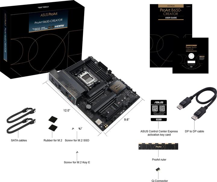 Produktbild ASUS PROART B650-Creator (AM5, AMD B650, ATX)