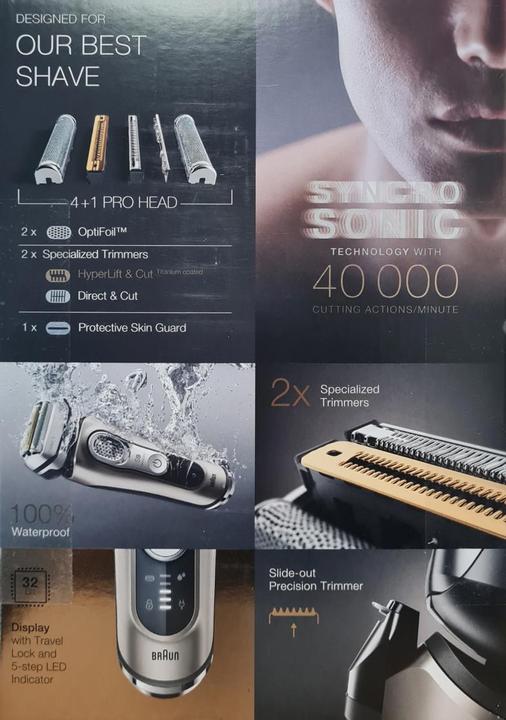 Actual product image Braun Series 9 9325s + Latest Generation Electric Shaver
