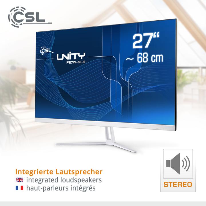 Produktbild CSL All-in-One-PC Unity F27W-ALS, QWERTZ Layout (DE) (16 GB, 512 GB)